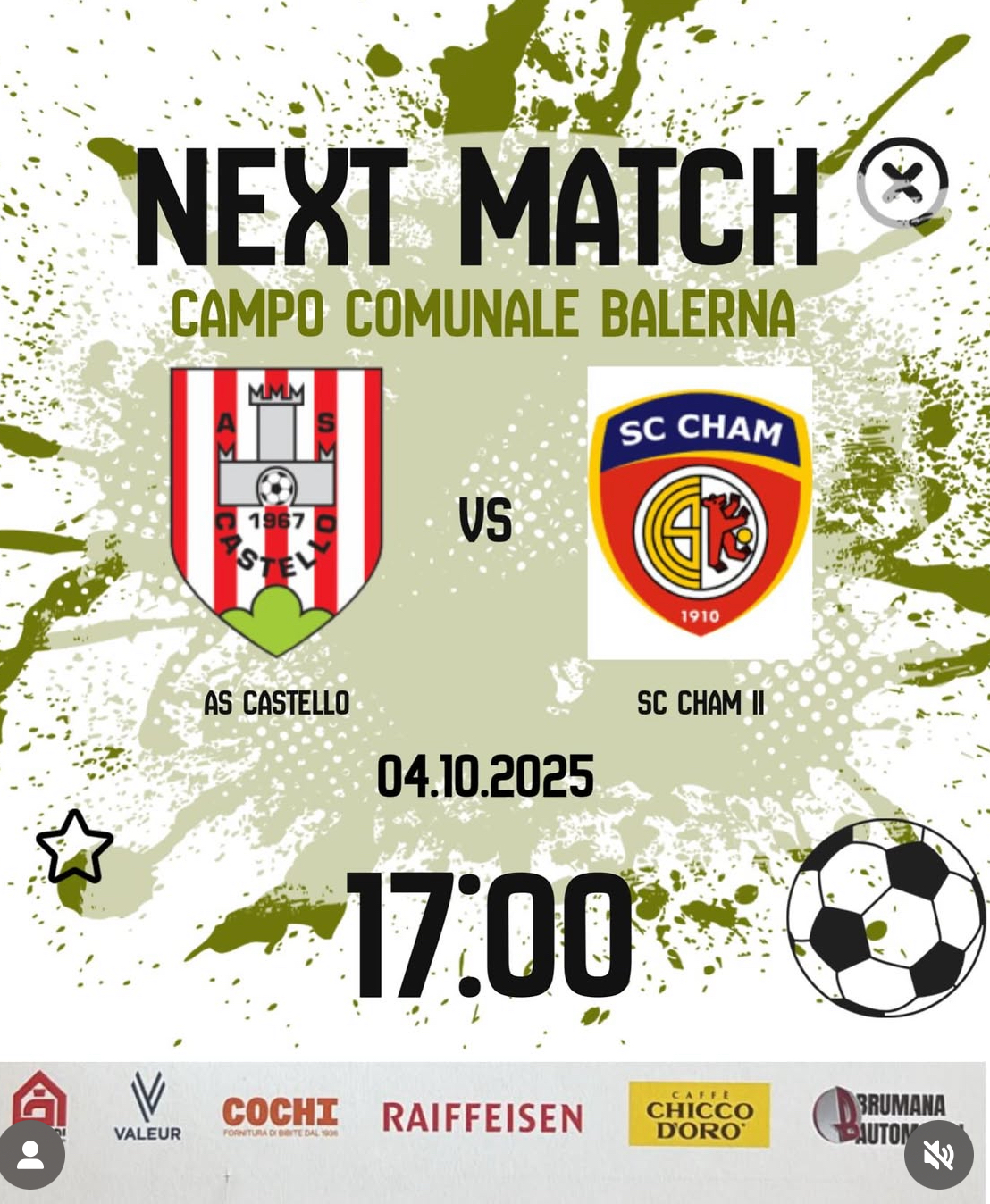 AS Castello 1-1 SC Cham II (Cutunic)